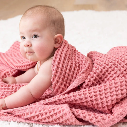 Waffle Baby Blanket