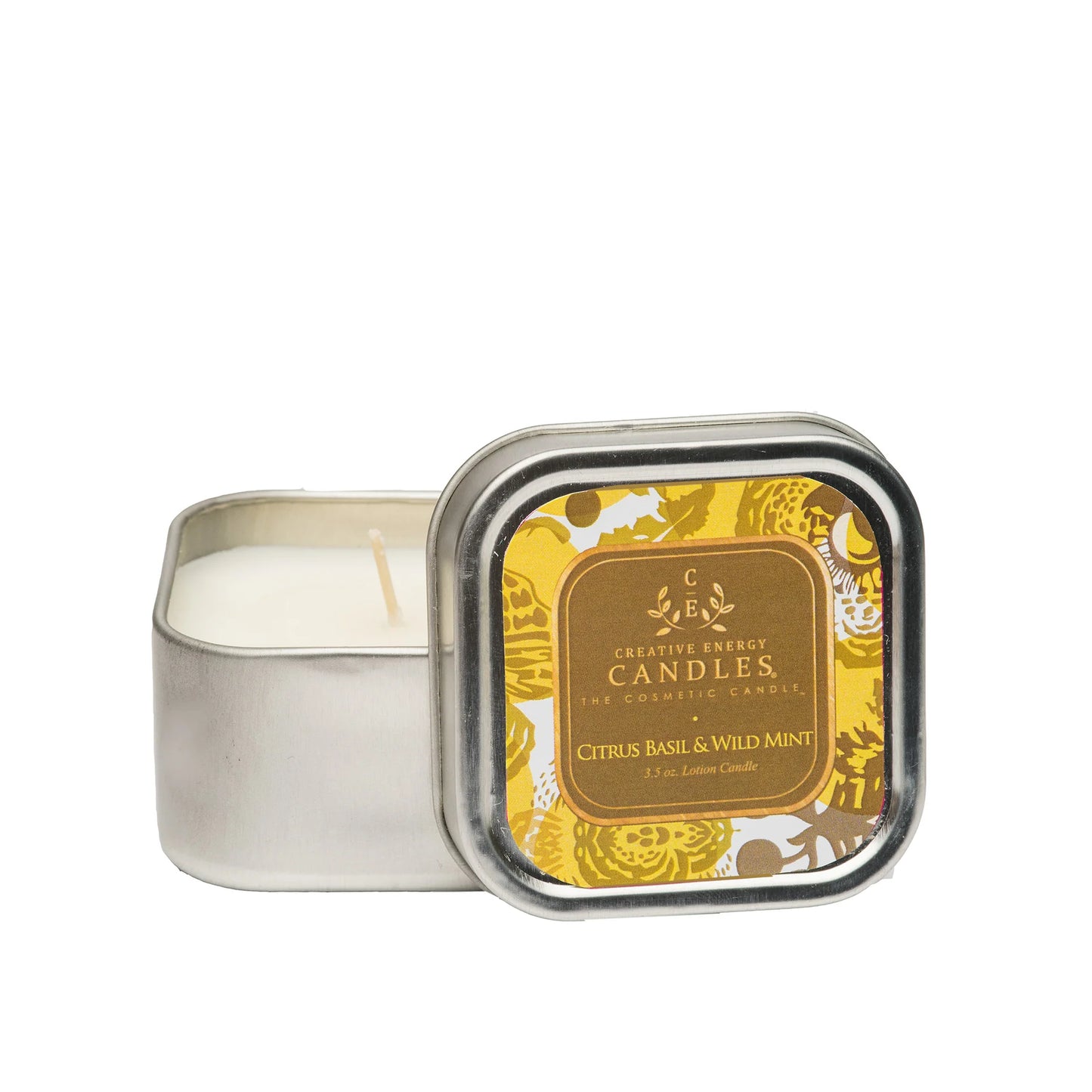 Citrus Basil and Wild Mint Soy Lotion Candle