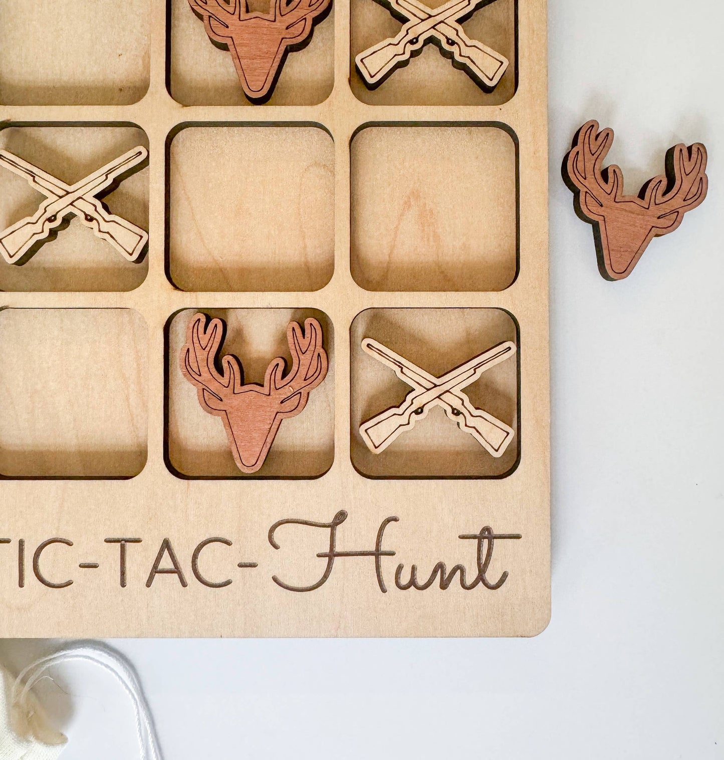 Hunting Tic-Tac-Toe Game - Outdoorsy Gift / Gift for Hunter