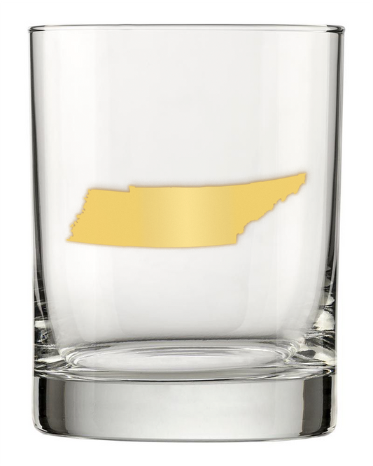 Tennessee 13.5oz Old Fashioned Rocks Cocktail Glass