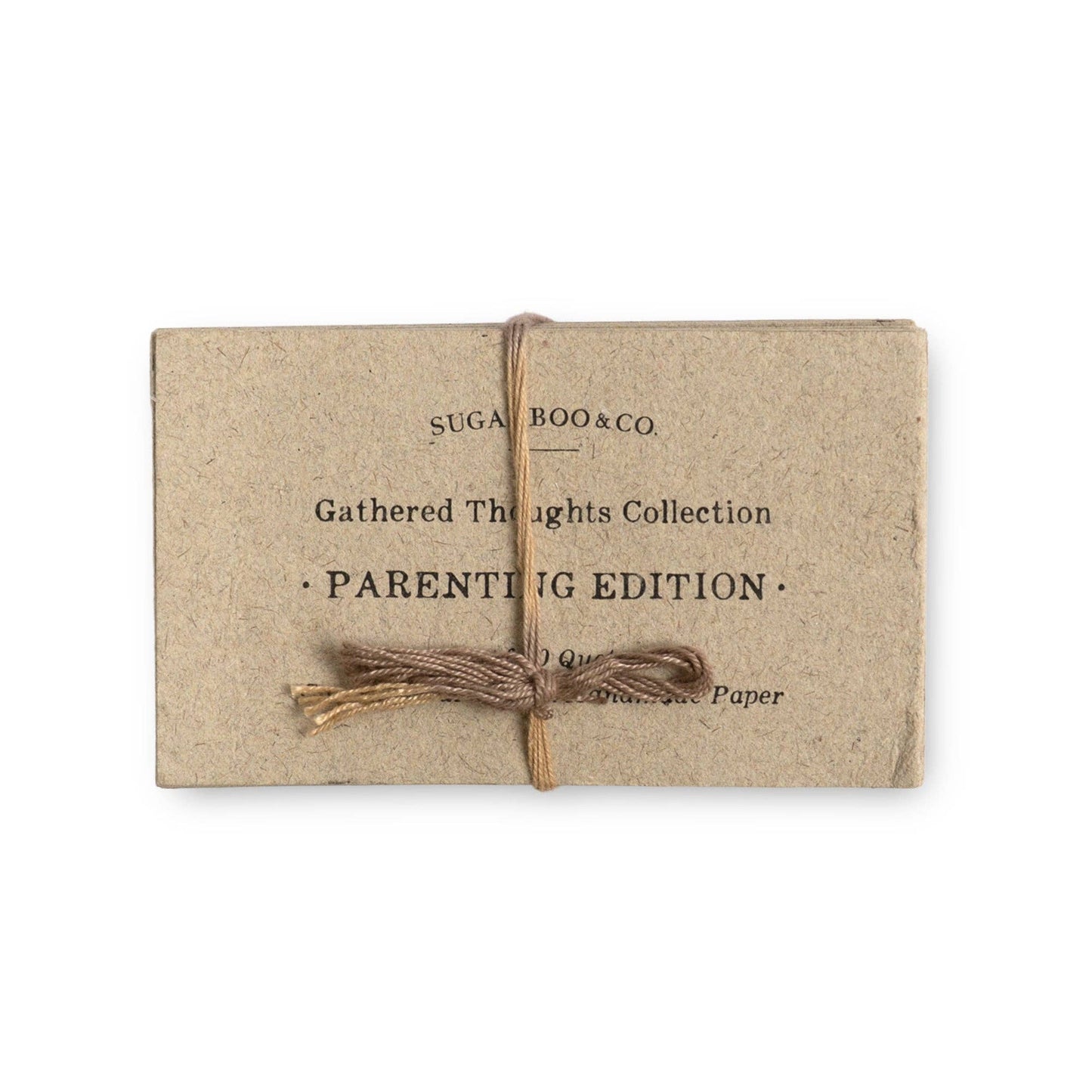 Gathered Thoughts: Parenting Edition on Handmade Paper