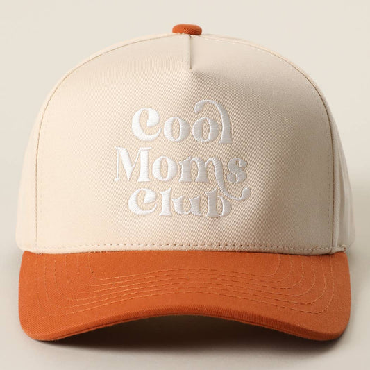 Cool Moms Club Embroidery Two-Tone Trucker Hat
