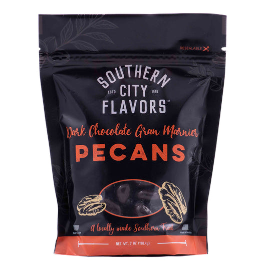 Dark Chocolate Gran Marnier Pecans