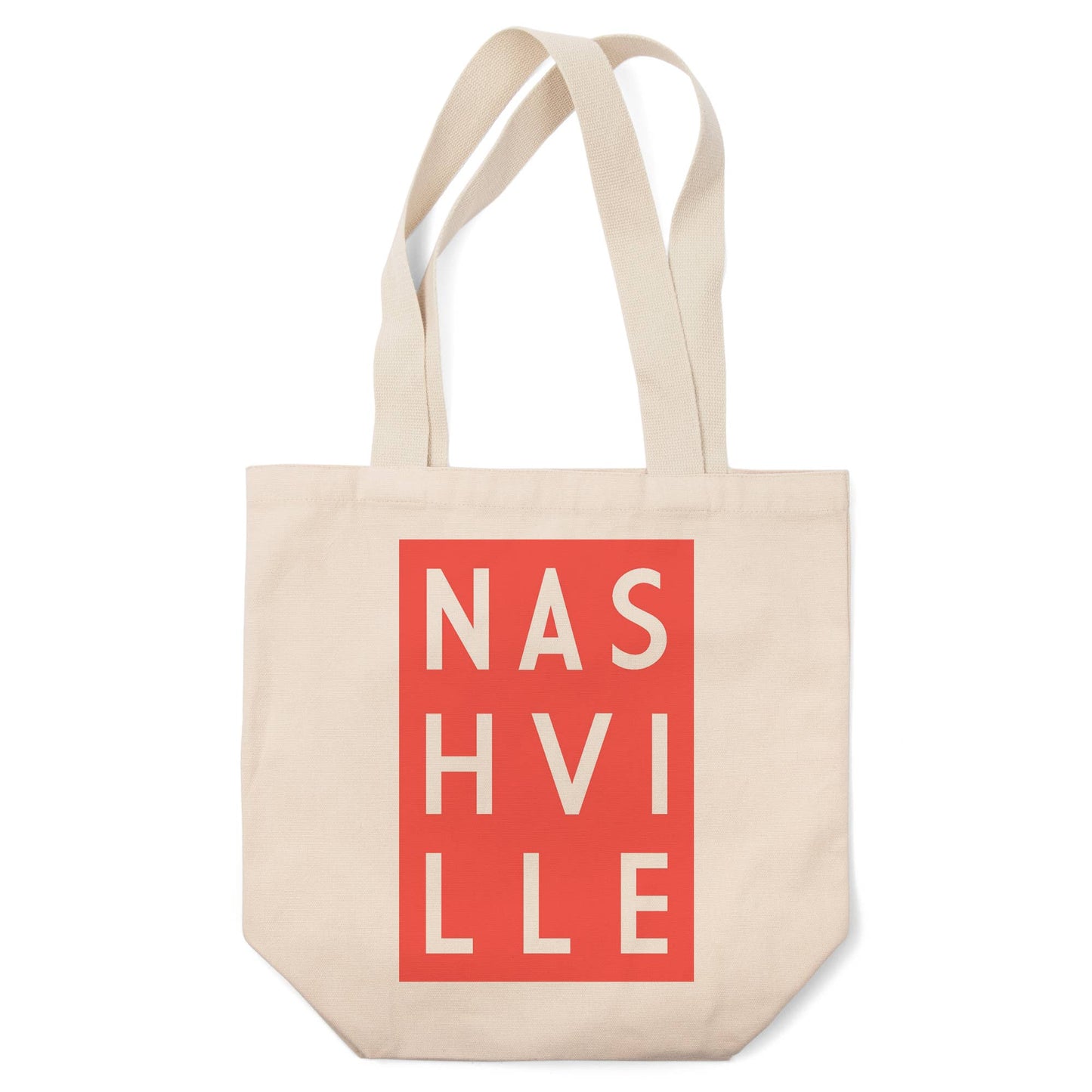 ORGANIC TOTE BAG Nashville, Tennessee, Nashville Pink