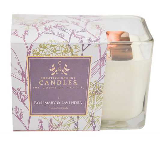 Rosemary and Lavender Soy Lotion Candle