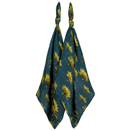 Firefly Bamboo Muslin Burp Cloths