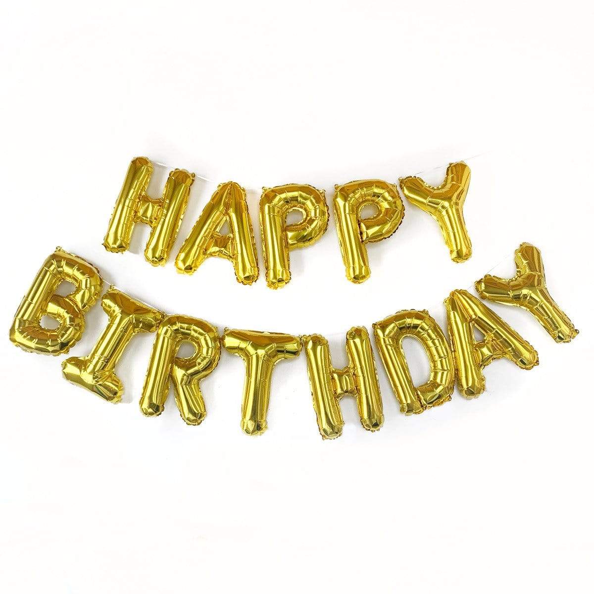 HAPPY BIRTHDAY LETTER BALLOONS