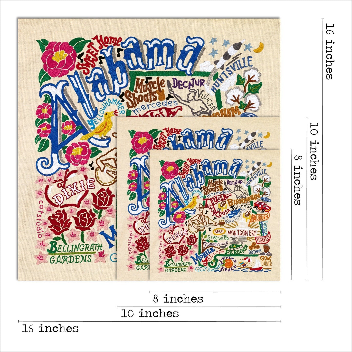 Alabama  Art Print 10x10