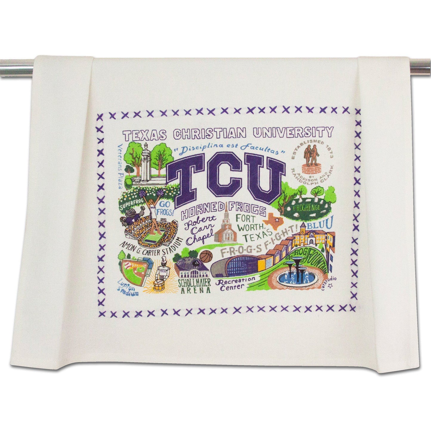 Texas Christian University Dish Towel